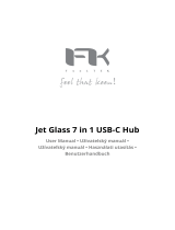 FeeLTEK Jet Glass 7 in 1 USB-C Hub Používateľská príručka