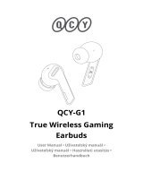 QCY -G1 True Wireless Gaming Earbuds Používateľská príručka