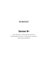ROMOSS Sense 8 Používateľská príručka