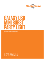 Gear4music GALAXY-USB-MINI-BURST Používateľská príručka