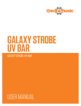 Gear4musicUV-BAR GALAXY STROBE