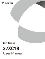 AOpen 27XC1R Používateľská príručka