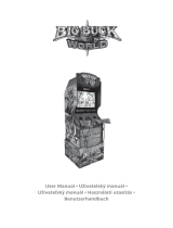 BIG BUCK WORLD Arcade 1Up Cabinet Používateľská príručka