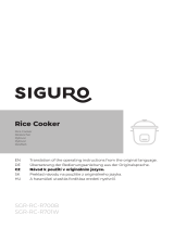 SIGURO SGR-RC-R700B Používateľská príručka