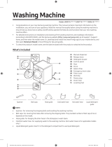 Samsung WW8*A Washing Machine Používateľská príručka