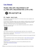 MikroTik RBWAPG-5HACD2HND Používateľská príručka