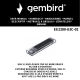 Gembird EE2280-U3C-02 Používateľská príručka