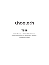 CHOETECH T518 Používateľská príručka