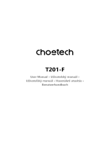 CHOETECH T201-F Používateľská príručka