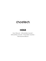 CHOETECH H068 Používateľská príručka