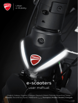 Ducati e-scooters Používateľská príručka