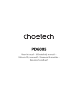 CHOETECH PD6005 Používateľská príručka