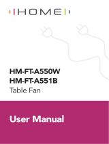 home HM-FT-A550W Table Fan Používateľská príručka