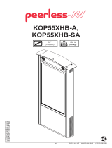 PEERLESS-AV Peerless-AV KOP55XHB-A Mounts Kiosks Používateľská príručka