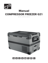 G21 Compressor Freezer Používateľská príručka