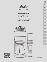 Melitta AromaFresh Pro-Pro X Improved Filter Coffee Machine Používateľská príručka