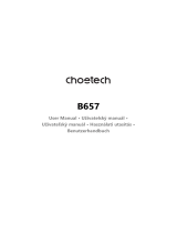 CHOETECH B657 Používateľská príručka