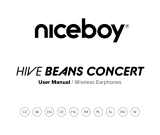 Niceboy Hive Beans Concert Wireless Earphones Používateľská príručka