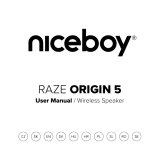 Niceboy RAZE Origin 5 Používateľská príručka