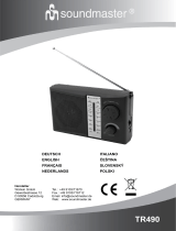 Soundmaster TR490 Používateľská príručka