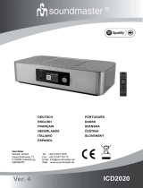 Soundmaster ICD2020 Používateľská príručka