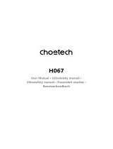 CHOETECH H067 Používateľská príručka