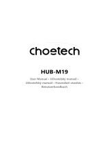 CHOETECH HUB-M19 Používateľská príručka