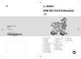 Bosch GCM 305-216 D Používateľská príručka