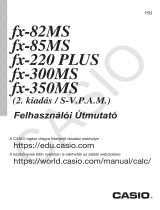 Casio fx-300MS Užívateľská príručka
