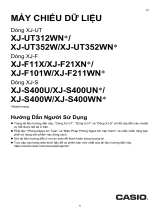 Casio XJ-F11X, XJ-F21XN, XJ-F101W, XJ-F211WN Používateľská príručka