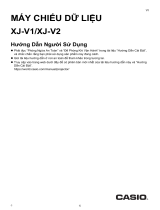 Casio XJ-V1, XJ-V2 Používateľská príručka
