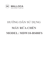 Malloca Máy rửa chén MDW10-BS08FS Používateľská príručka