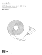 Nedis WIFI RGB SMART DREAMCOLOR LED-LIST TIL UTENDØRS BRUK Návod na obsluhu