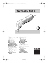 Trumpf TruTool N 160 E Používateľská príručka