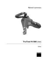 Trumpf TruTool N 500 (1A1) Používateľská príručka