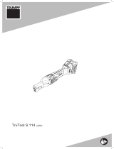 Trumpf TruTool S 114 (2A5) Používateľská príručka