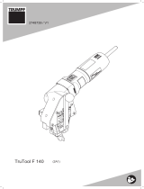 Trumpf TruTool F 140 (2A1) Používateľská príručka