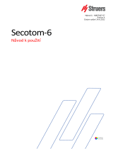 Struers Secotom-6 Používateľská príručka