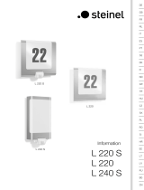 STEINEL L 240 S anthrazit Používateľská príručka