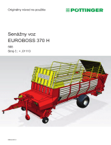 Pottinger EUROBOSS 370 H Návod na používanie