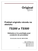 Pottinger TEGOSEM 500 hydraulic, trailed Návod na používanie