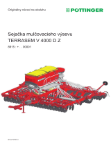 Pottinger TERRASEM V 4000 D Z Návod na používanie