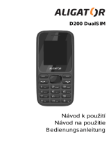 Aligator D200 Návod na používanie