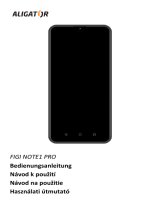 Aligator FIGI NOTE 1 PRO Návod na obsluhu