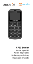 Aligator A720 4G Senior Návod na obsluhu