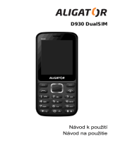 Aligator D930 Návod na používanie