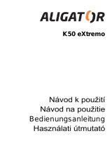 Aligator K50 eXtremo 4G/LTE Návod na obsluhu