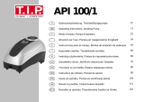 T.I.P. API 100/1 Návod na obsluhu