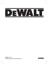DeWalt D36000 Používateľská príručka