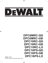 DeWalt DPC16PS Používateľská príručka